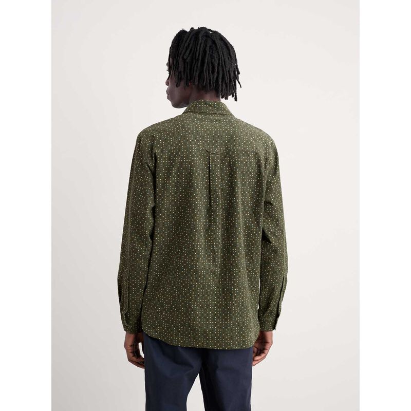 Seasalt Cornwall Shoreman Printed Shirt Rock Spot Hosta image number 1